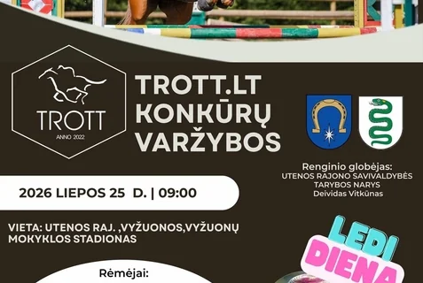 TROTT konkūrų varžybos Utenos rajone – nemokamai: praktinė informacija