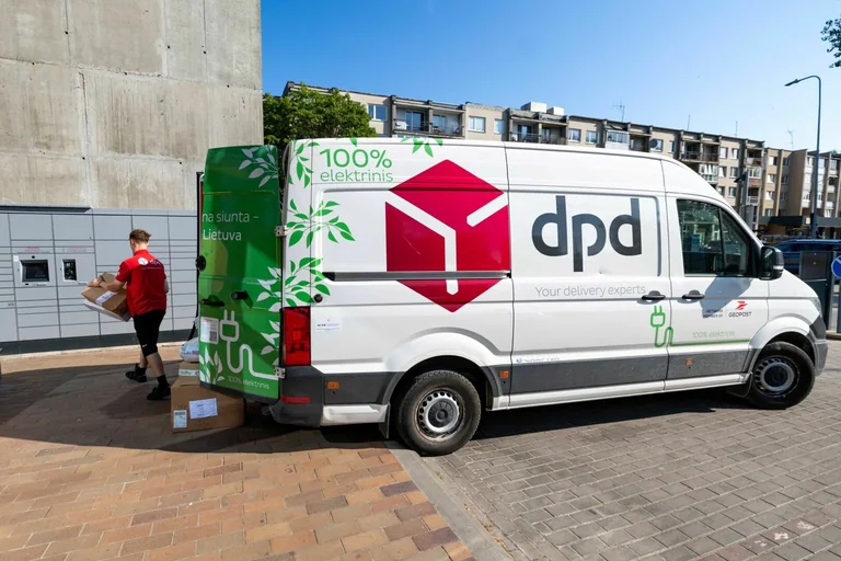 DPD siuntų CO2 pėdsakas Lietuvoje sumažėjo trečdaliu