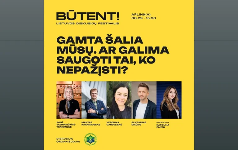 „Gamta šalia mūsų“ Vilniuje: nemokamai rugpjūčio 29-ąją