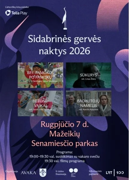 Mažeikiuose – nemokami lietuviško kino vakarai po atviru dangumi