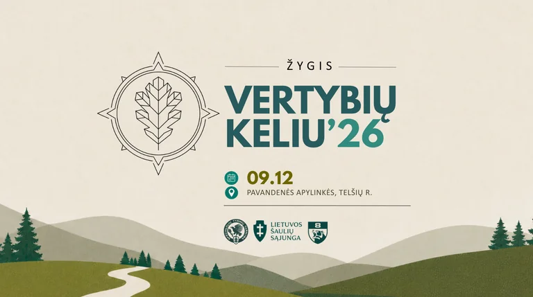 „Vertybių keliu’26“ Pavandenėje: žygis nemokamas: praktinė informacija