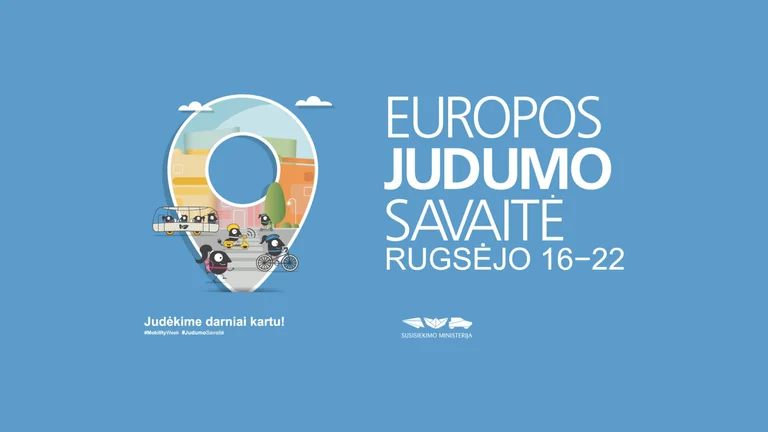 Judumo savaitė Lietuvoje: kaip keliauti kitaip rugsėjo 16–22 d.