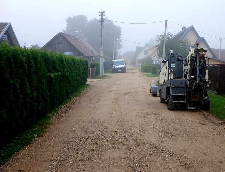 Mažeikių gyventojams – remonto darbai dar dviejuose takuose