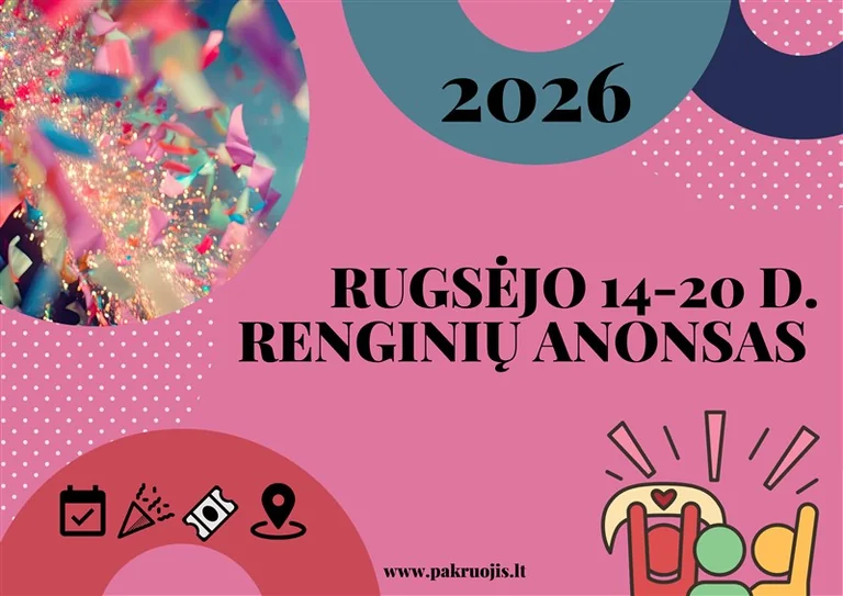 Pakruojyje – savaitė nuo poezijos iki paveldo ekskursijos