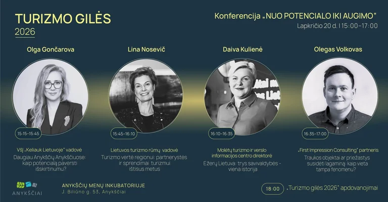 Anykščiuose turizmo renginys bus nemokamas: konferencijai registracija būtina