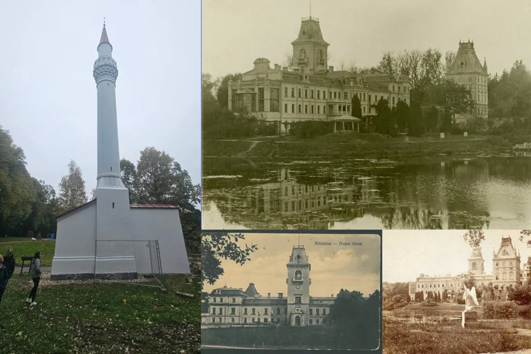 Kėdainių parke išlikęs minaretas sulaukė fasadų remonto